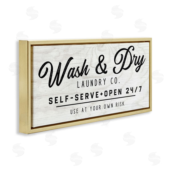Stupell Industries Valerie Weiners | Self Service Laundry Wall Art
