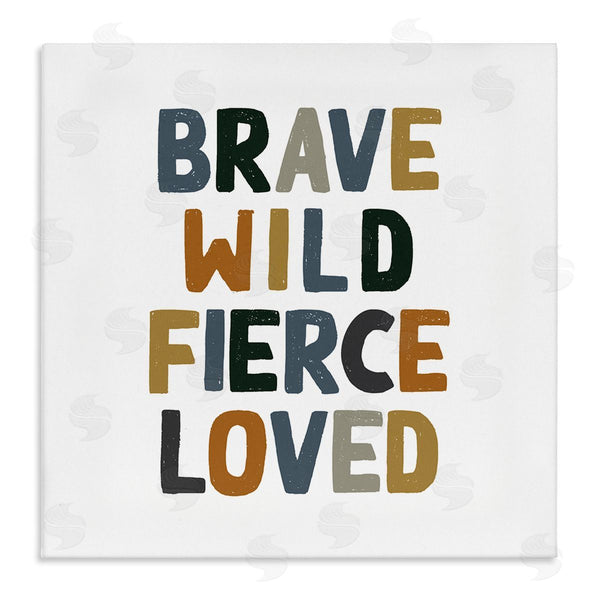 stupell industries Valerie Wieners | Brave Wild Fierce Inspirational Wall Art