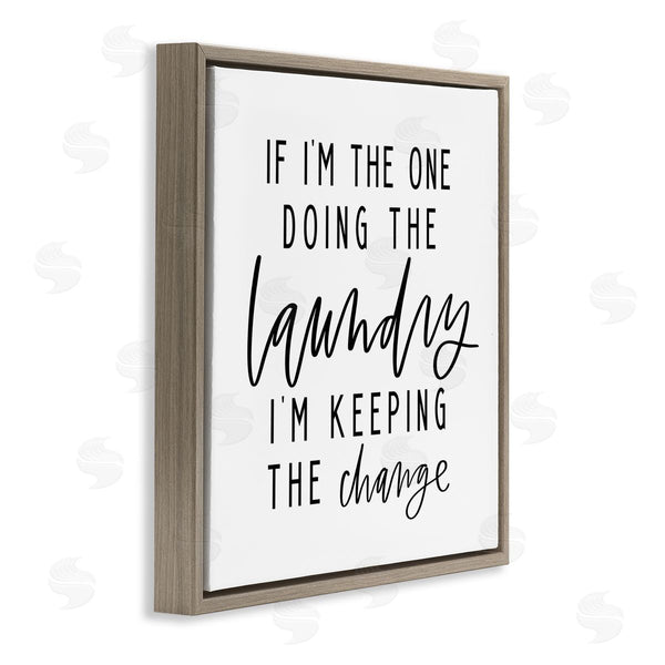 Stupell Industries Valerie Wieners | Keeping The Change Laundry Wall Art