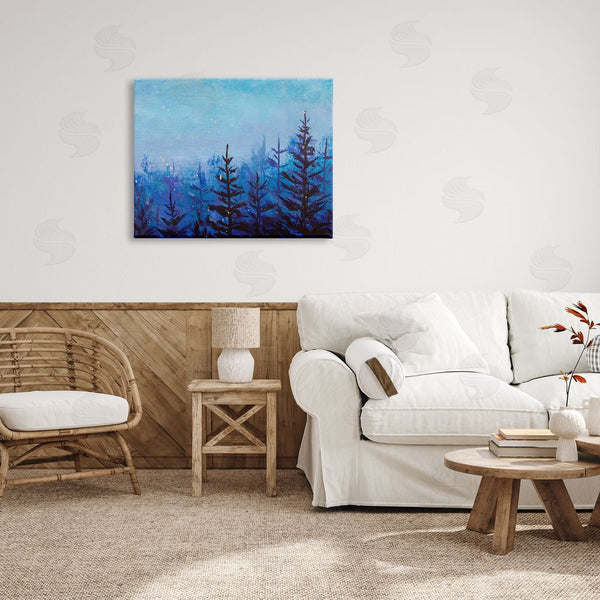 Stupell Industries Valery Rybakow | Foggy Magical Forest Wall Art