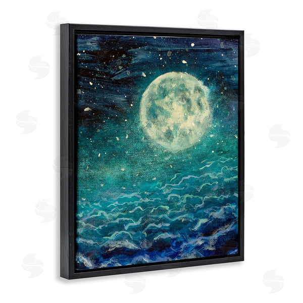 Stupell Industries Valery Rybakow | Surreal Moon & Clouds Wall Art