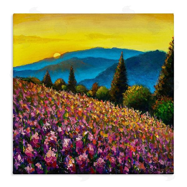 stupell industries Valery Rybakow | Vivid Mountain Meadow Scenery Wall Art