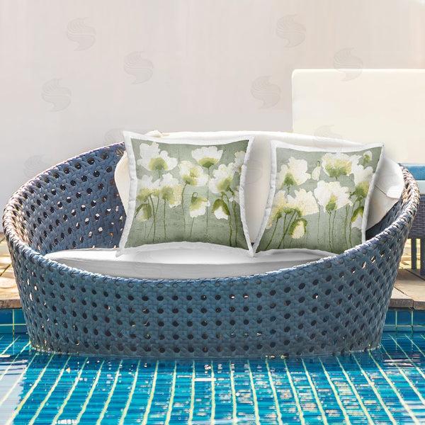 Stupell Industries Vanessa Austin | Charming White Blooms Printed Throw Pillow Set