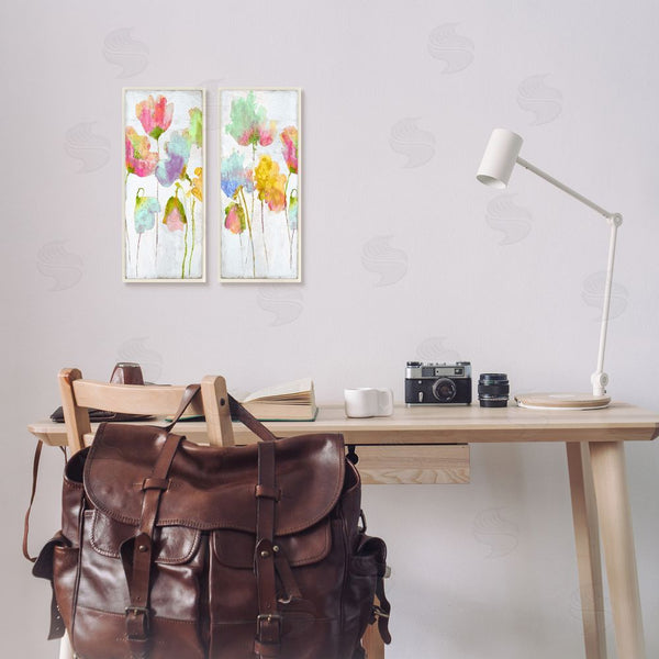 Stupell Industries Vanessa Austin | Whimsical Florals Blooming Yellow Pink Wall Art
