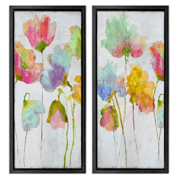Stupell Industries Vanessa Austin | Whimsical Florals Blooming Yellow Pink Wall Art