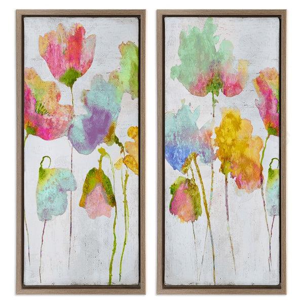 Stupell Industries Vanessa Austin | Whimsical Florals Blooming Yellow Pink Wall Art