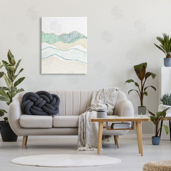 Stupell Industries Vanna Lam | Abstract Green Mountains Landscape Wall Art