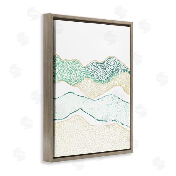 Stupell Industries Vanna Lam | Abstract Green Mountains Landscape Wall Art