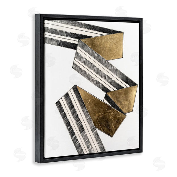 Stupell Industries Vanna Lam | Alternating Geometric Ribbon Wall Art