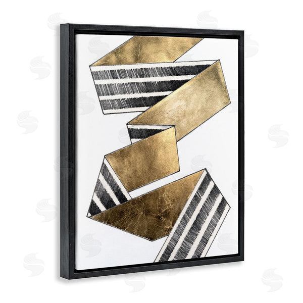 Stupell Industries Vanna Lam | Alternating Striped Ribbon Wall Art