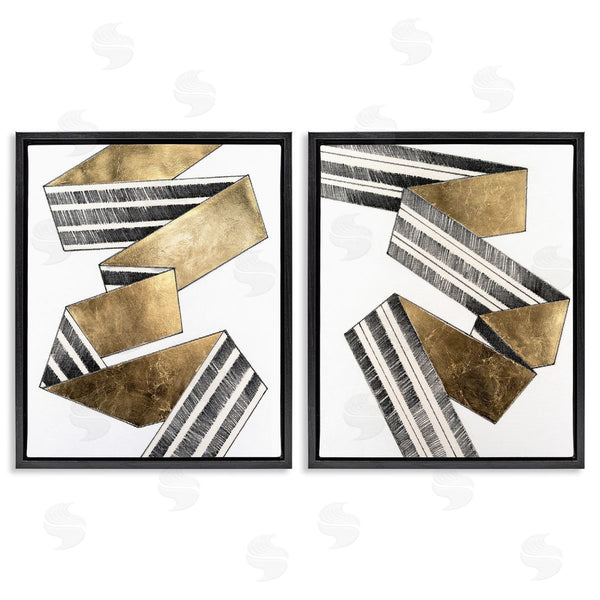 Stupell Industries Vanna Lam | Cascading Patterned Ribbon Wall Art