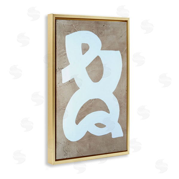 Stupell Industries Vanna Lam | Curving Form Over Beige