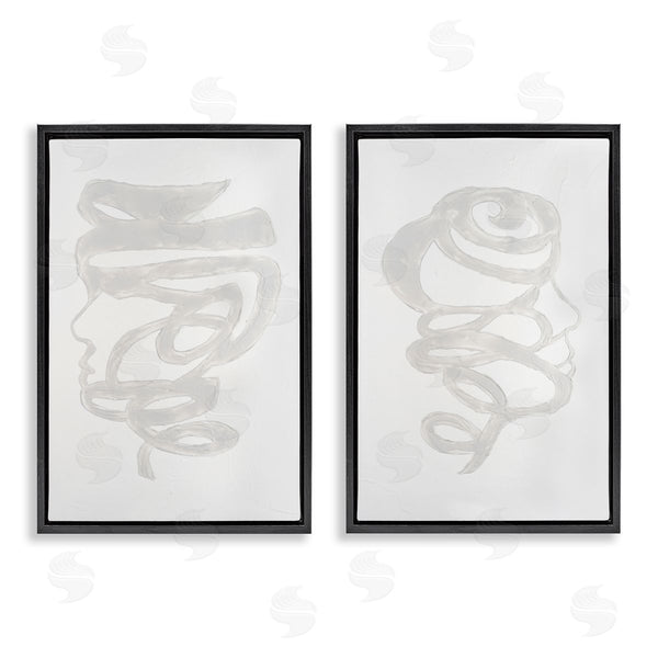 Stupell Industries Vanna Lam | Minimal Coiled Spirals