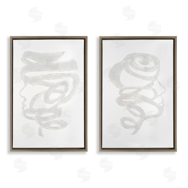 Stupell Industries Vanna Lam | Minimal Coiled Spirals