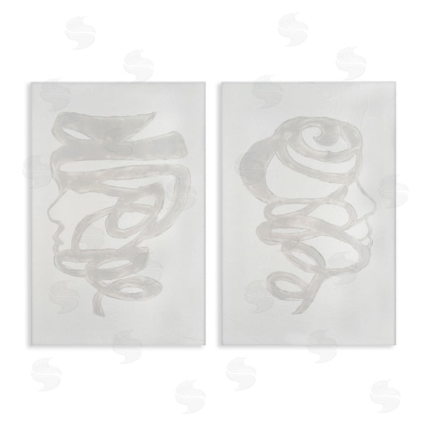 stupell industries Vanna Lam | Minimal Coiled Spirals