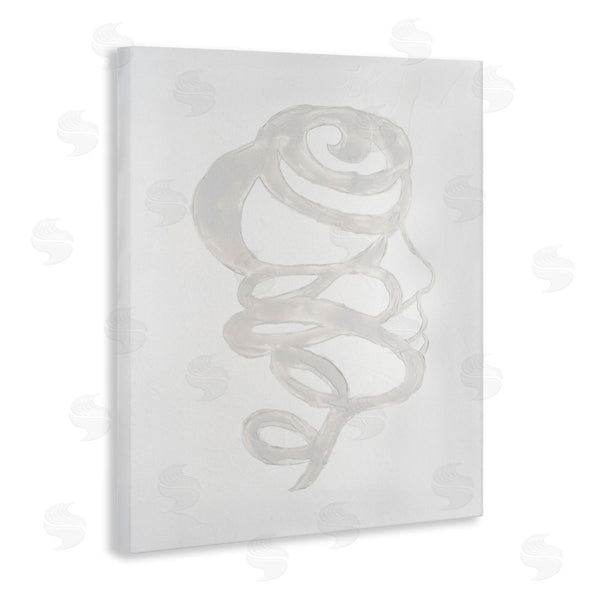 Stupell Industries Vanna Lam | Minimalist Coil Portrait