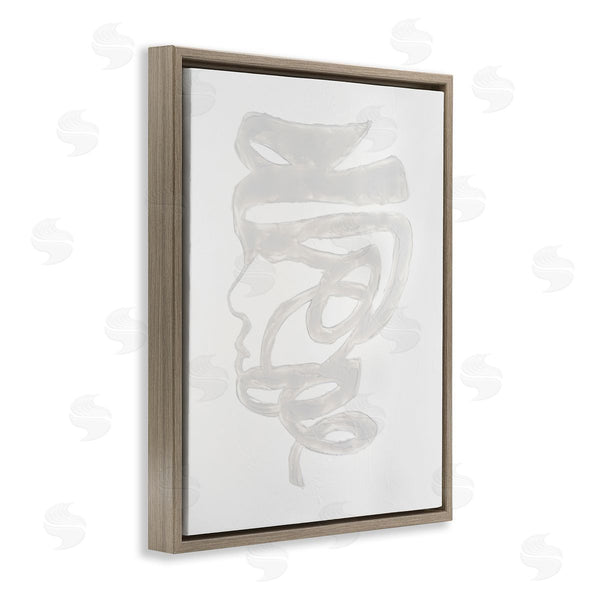 Stupell Industries Vanna Lam | Portrait Coil Monochrome