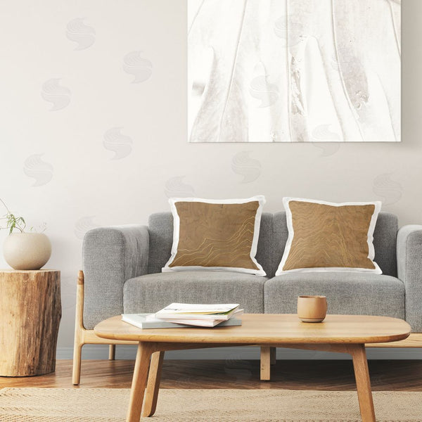 Stupell Industries Vanna Lam | Rustic Grain Pattern Printed Throw Pillow Set