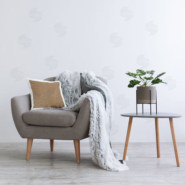 Stupell Industries Vanna Lam | Rustic Pattern With Glam Printed Throw Pillow