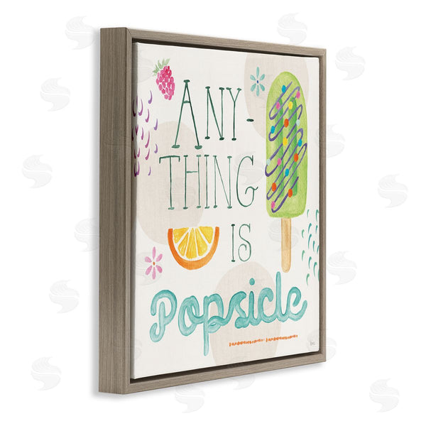 Stupell Industries Veronique Charron | Anything Is Popsicle Wall Art
