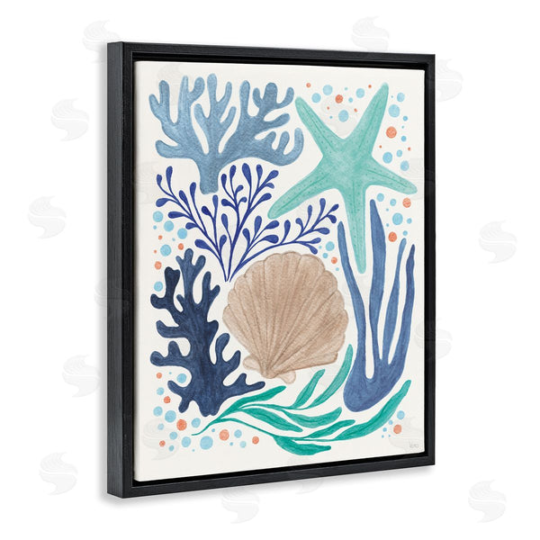 Stupell Industries Veronique Charron | Aquatic Coastal Currents Wall Art