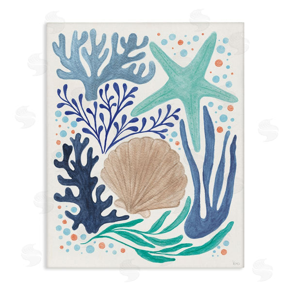 stupell industries Veronique Charron | Aquatic Coastal Currents Wall Art