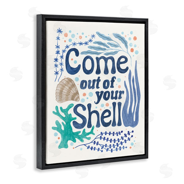 Stupell Industries Veronique Charron | Come Out Of Your Shell Wall Art