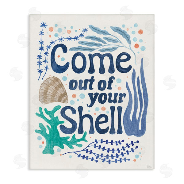 stupell industries Veronique Charron | Come Out Of Your Shell Wall Art