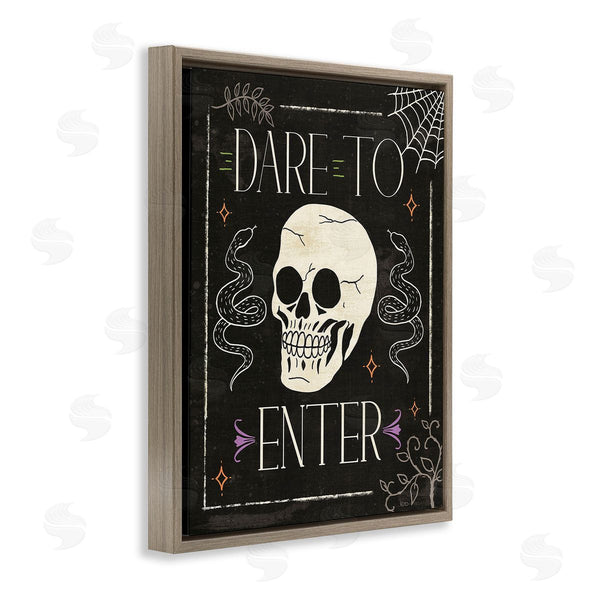 Stupell Industries Veronique Charron | Dare To Enter Phrase Wall Art