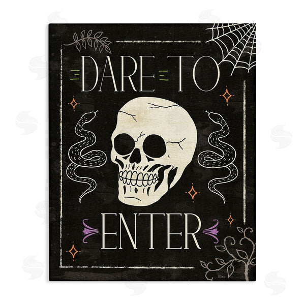 stupell industries Veronique Charron | Dare To Enter Phrase Wall Art