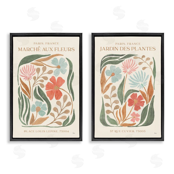 Stupell Industries Veronique Charron | French Flower Garden Market Wall Art