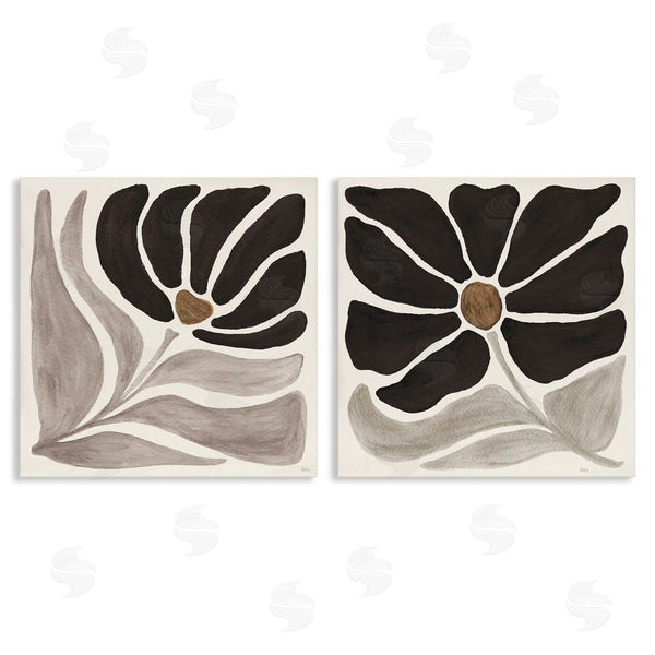 stupell industries Veronique Charron | Large Modern Flower Wall Art