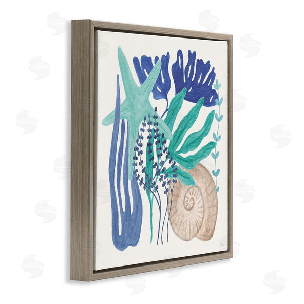 Stupell Industries Veronique Charron | Layered Coastal Shells