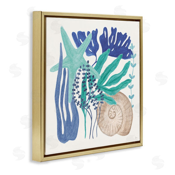 Stupell Industries Veronique Charron | Layered Coastal Shells