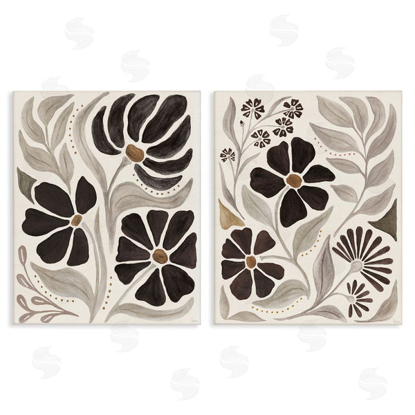 stupell industries Veronique Charron | Modern Neutral Petals Wall Art