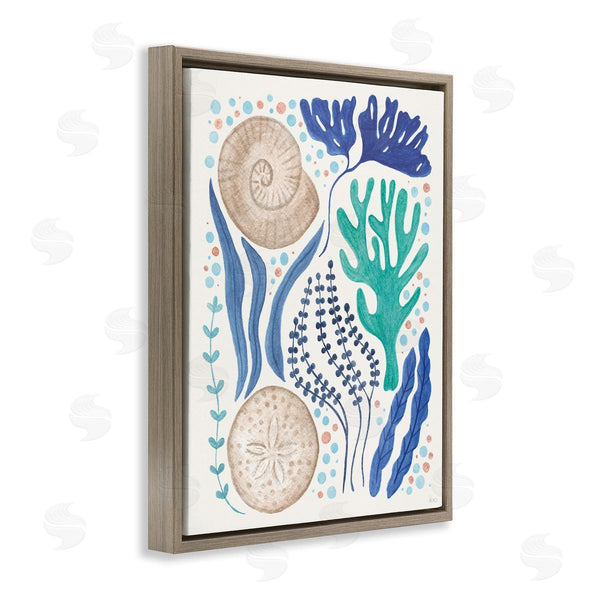 Stupell Industries Veronique Charron | Scattered Marine Life Wall Art