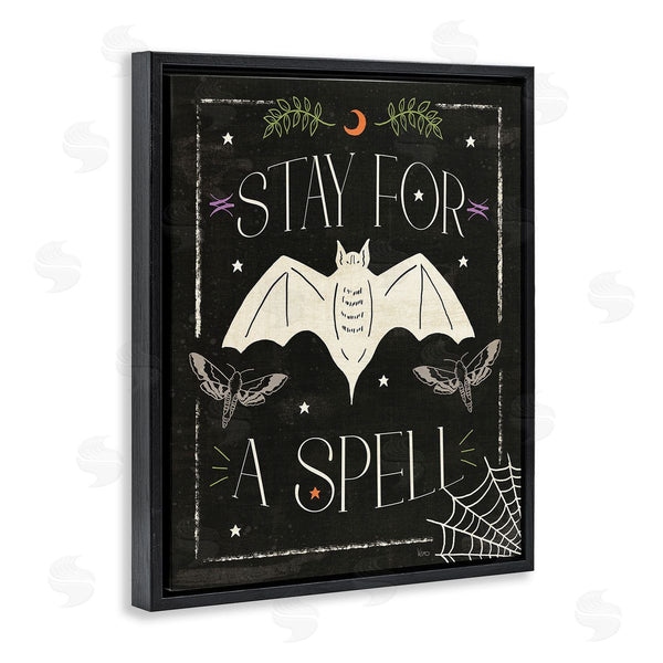 Stupell Industries Veronique Charron | Stay For A Spell Phrase Wall Art