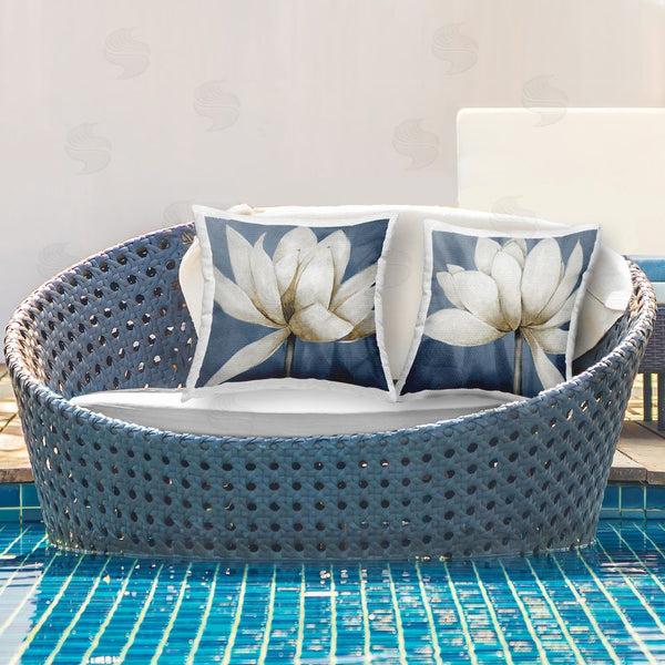 Stupell Industries Veronique Charron | Traditional Floral Falling Petals Printed Throw Pillow Set