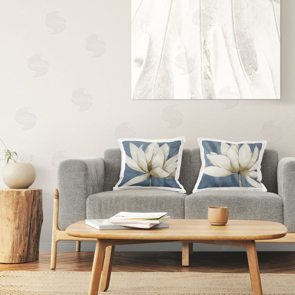stupell industries Veronique Charron | Traditional Floral Falling Petals Printed Throw Pillow Set