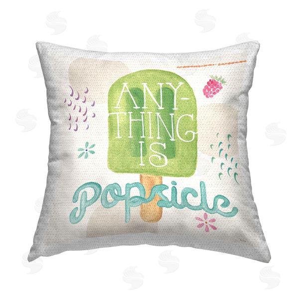 Stupell Industries Veronique Charron | Uplifting Summer Phrase Printed Throw Pillow
