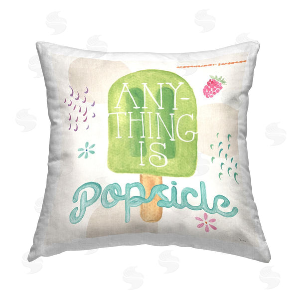 stupell industries Veronique Charron | Uplifting Summer Phrase Printed Throw Pillow