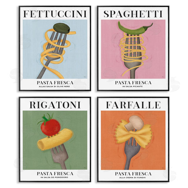 Stupell Industries Veronique Charron | Vintage Pasta Cuisine Forks Wall Art