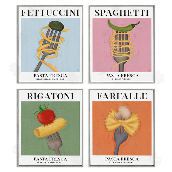 Stupell Industries Veronique Charron | Vintage Pasta Cuisine Forks Wall Art