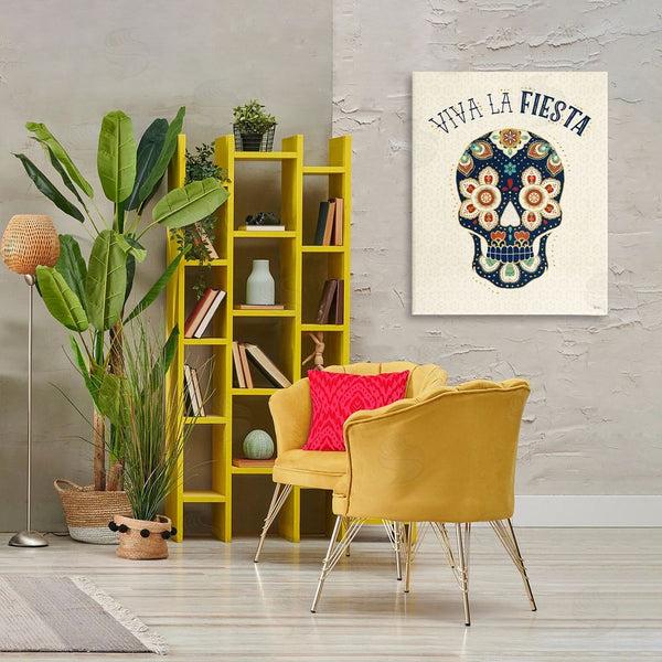 Stupell Industries Veronique Charron | Viva La Fiesta Calavera Wall Art