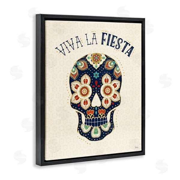 Stupell Industries Veronique Charron | Viva La Fiesta Calavera Wall Art