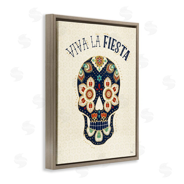 Stupell Industries Veronique Charron | Viva La Fiesta Calavera Wall Art