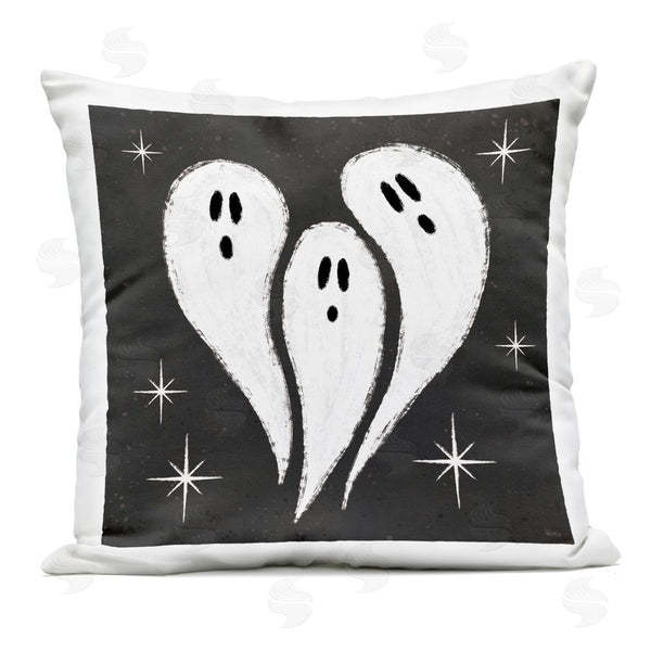 Stupell Industries Veronique Charron | Wee Bit Wicked Ghosts Printed Throw Pillow