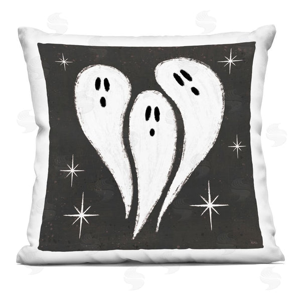 stupell industries Veronique Charron | Wee Bit Wicked Ghosts Printed Throw Pillow