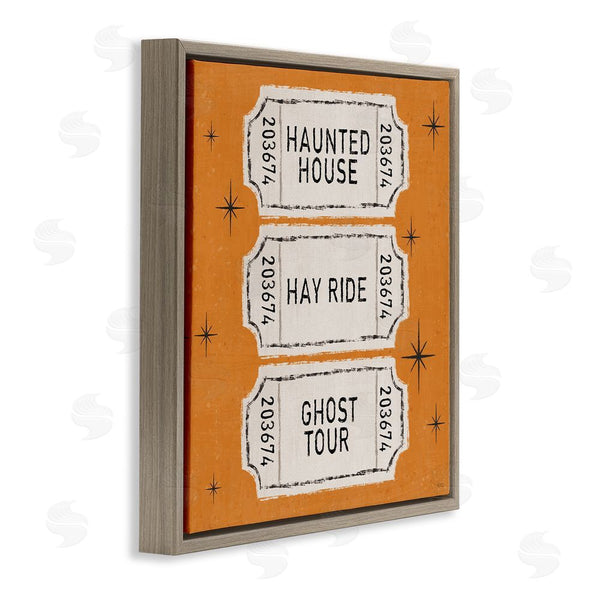 Stupell Industries Veronique Charron | Wee Bit Wicked Tickets Wall Art