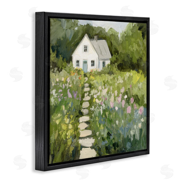 Stupell Industries Victoria Barnes | Abstract Cottage On Hill